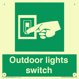 Outdoor lights switch